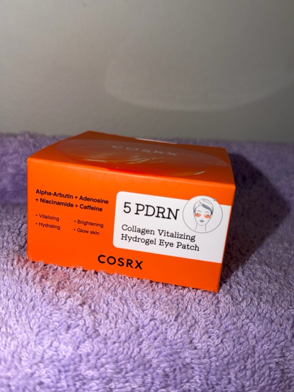 COSRX 5 PDRN Collagen Hydrogel Eye Patch - Orange
